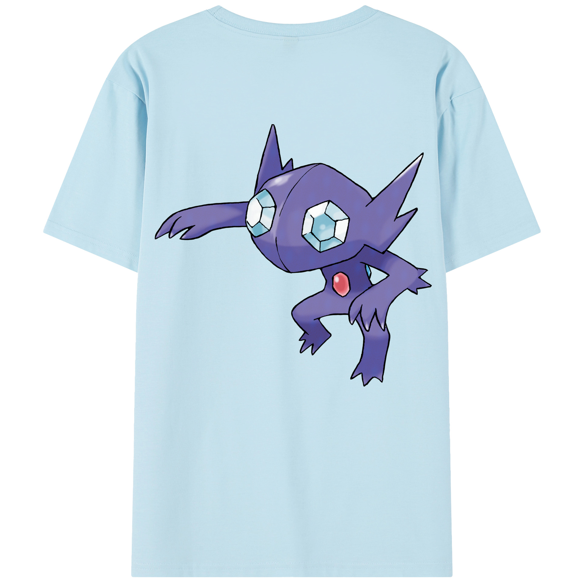 （画像用） ポケットモンスター Pokémon 綿100％半袖Tシャツ（背面プリント）